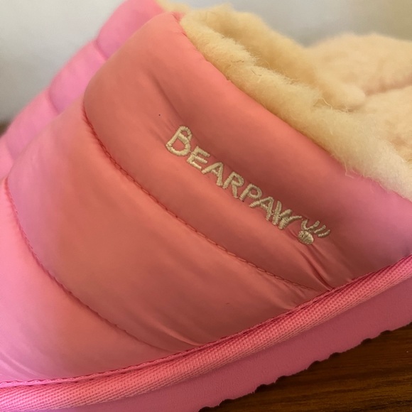 Bearpaw Puffy Scuff Slipper Pink - Picture 5 of 7